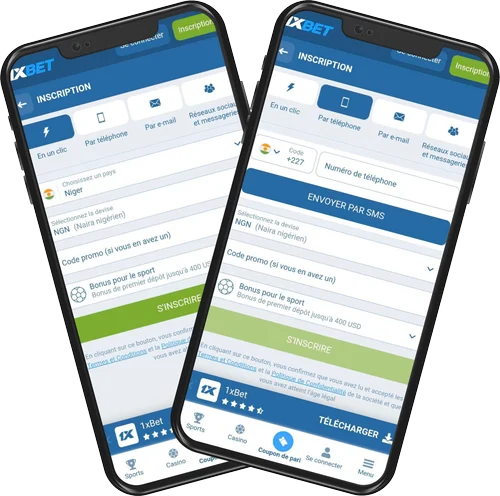 1xbet Quatre méthodes pour créer votre compte